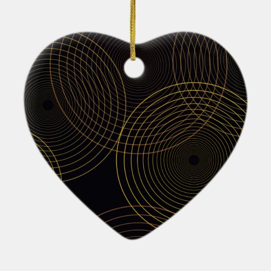 シンプルモダン,, カッコいい,トレンディーの細線 セラミックオーナメント (裏面)