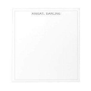 シンプルモダン プロフェッショナル 薄枠 グレー ノートパッド