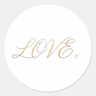 シンプルモダン ミニマリスト LOVE ステッカー
