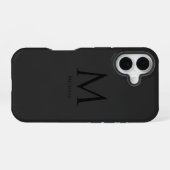 シンプルモダン モノグラム Case-Mate iPhoneケース iPhone 16ケース (裏面横)