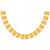 シンプルモダン（写真以外）の誕生日応答 バンティングフラッグ (全)