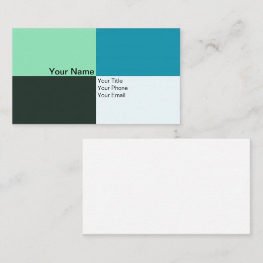 シンプルモダン 名刺 (正面/裏面)