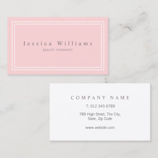 シンプルモダン 名刺 (正面/裏面)