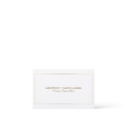 シンプルモダン　白地のティンゴールドボーダー