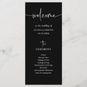 シンプルモダン | 結婚s プログラム (正面)