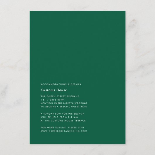 シンプルモダン 詳細カード エンクロージャーカード (正面)