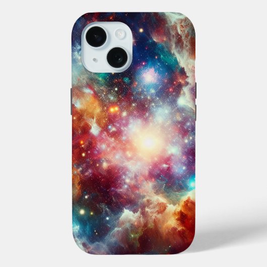 シンプルモダン:銀河系宇宙ロッククール Case-Mate iPhoneケース (裏面)