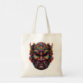 シンプルモダン: Goblin Mask トートバッグ (裏面)