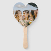 シンプルモダンAdd Coule Name Date写真感謝してい ハンドファン (裏面)