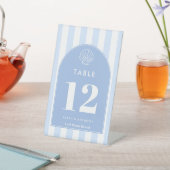 シンプルモダンArch Coastal結婚のテーブル番号 台座サイン (インサイチュ)