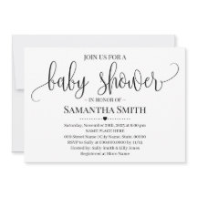 シンプルモダンBaby Showerミニマリスト