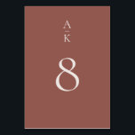 シンプルモダンBrown Monogram Mix 結婚 Match テーブルナンバー<br><div class="desc">シンプルBrown Monogram Mix Matchのテーブ結婚ル番号は、柔らモダンかなアーストーンでタイモダンプを組み合わせる。</div>