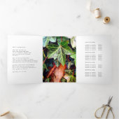 シンプルモダンBusiness Logo写真三折パンフレット 三つ折りカード (内部)