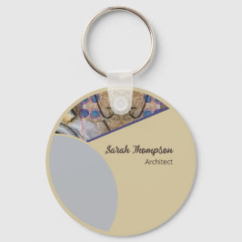 シンプルモダンBusiness Promotion QRコードロゴ キーホルダー