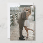 シンプルモダンCHAMPAGNEフォトアンダーレイ結婚 セーブザデート (正面)