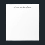 シンプルモダンChic手書きプロフェッショナルスクリプト ノートパッド<br><div class="desc">シンプルChic手書きモダンプロフェッショナルスクリプトメモ帳</div>