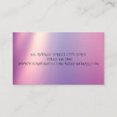 シンプルモダンDots Instagram Social Media 名刺 (裏面)