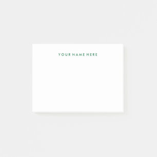シンプルモダンGreen Post-it® NotePad ポストイット