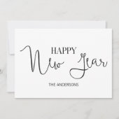 シンプルモダンHappy New Year's Card シーズンカード (正面)