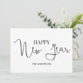 シンプルモダンHappy New Year's Card シーズンカード (スタンド正面)