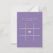 シンプルモダンKids Photo Classroomバレンタイン ノートカード (裏面)