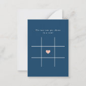 シンプルモダンKids Photo Classroomバレンタイン ノートカード (裏面)