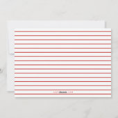 シンプルモダンMerry Christmasフォトカード – カスタム シーズンカード (裏面)