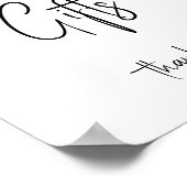 シンプルモダンNeutral Baby Shower Books and Gift ポスター (角)