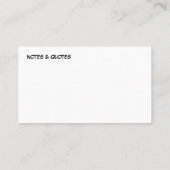 シンプルモダンOffice House Cleaning 名刺 (裏面)