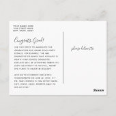 シンプルモダンOverlay Full Photo Decisation ポストカード (裏面)