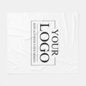 シンプルモダンPhoto Collage自分のギフトを作成 フリースブランケット (正面(横))