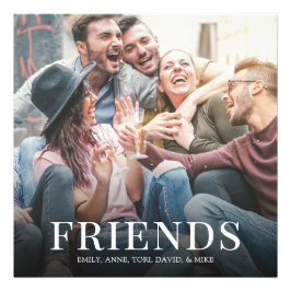 シンプルモダンPhoto Friendsミニマルデザイン フォトプリント