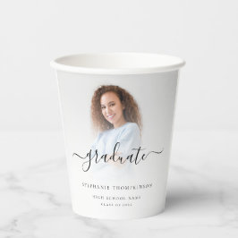 シンプルモダンPhoto Overlay Script 2024卒業 紙コップ