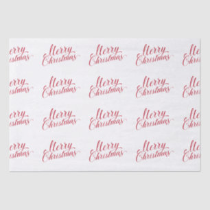 シンプルモダンRed Script エレガント Christmas 薄葉紙