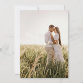 シンプルモダンSAGE GREEN Photo 結婚 Underlay セーブザデート (正面)