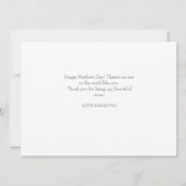 シンプルモダンScript 5写真 | Happy Mothers Day (裏面)