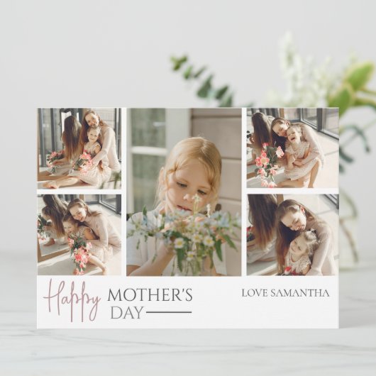 シンプルモダンScript 5写真 | Happy Mothers Day (スタンド正面)