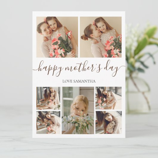 シンプルモダンScript 7写真 | Happy Mothers Day (スタンド正面)