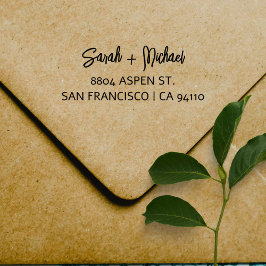 シンプルモダンScript Cooles Names差出人住所 セルフインキングスタンプ