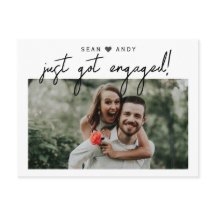 シンプルモダンScript Just得 Photo婚約した