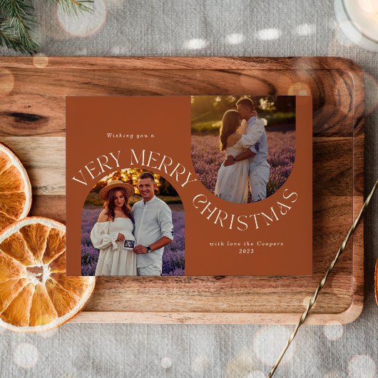 シンプルモダンScript Minimalist写真 シーズンカード