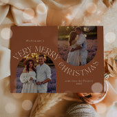 シンプルモダンScript Minimalist写真 シーズンカード