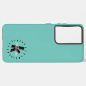 シンプルモダンScript Monogramイニシャル Samsung Galaxyケース (左側面)