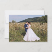 シンプルモダンThank You Note Card ノートカード (裏面)