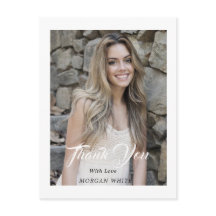 シンプルモダンVirtual Graduationフォト招待状