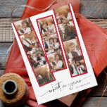 シンプルモダンWhat a Year Photo Collageクリスマス シーズンカード<br><div class="desc">シンプルモダンPhoto Collage Christmas Holiday Card.クリックカスタマイズ編集ボタンの詳細</div>