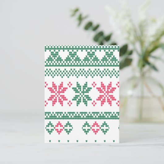 シンプルモチフパターン5 シーズンポストカード (スタンド正面)