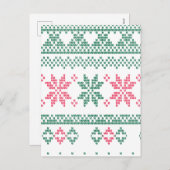 シンプルモチフパターン5 シーズンポストカード (正面/裏面)