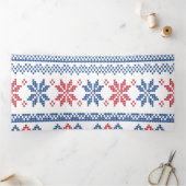 シンプルモチフパターン6 三つ折りクリスマスカード (内部)