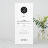 シンプルモノク結婚ロ円 メニュー (スタンド正面)